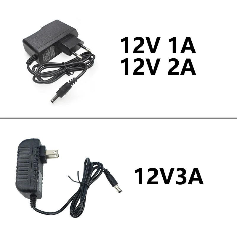 Transformer AC 220V 110V TO DC 12V LED Driver AC 220 110 V TO DC 12 V LED Power Supply Adapter 1A 2A 3A Transformer For LED Lamp Oasis Select
