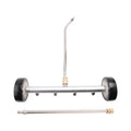 LIKE WISH High Pressure Washer Car Wash Chassis Washer Water Broom With 45 Degree Angle Bar Under Carriage Cleaner Water Broom Oasis Select Silvery