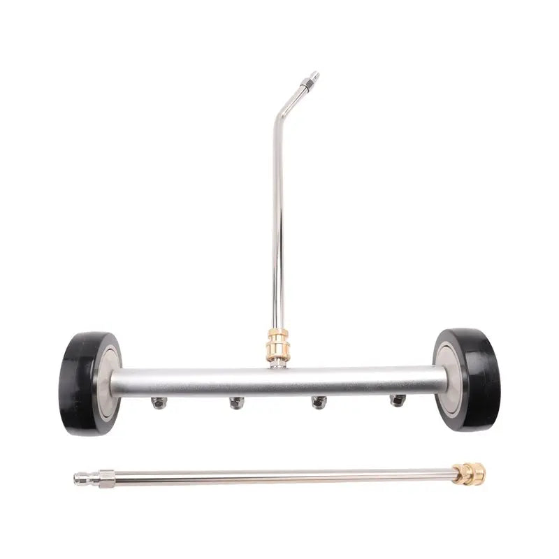 LIKE WISH High Pressure Washer Car Wash Chassis Washer Water Broom With 45 Degree Angle Bar Under Carriage Cleaner Water Broom Oasis Select Silvery