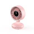 Rechargeable Magnetic Fan – Digital Display, Desk & Wall Mount