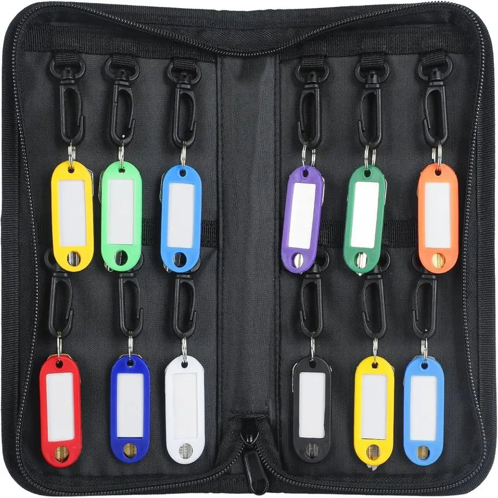 Smooth Zipper Design Portable Key Storage Box Fire Resistant Material Waterproof Material Fireproof Key Organizer Bag Oasis Select
