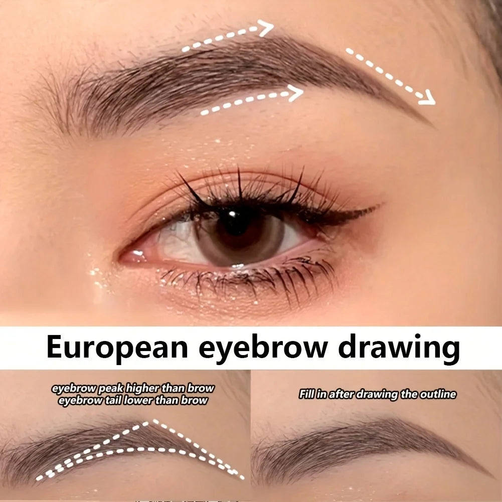0.008mm Ultra Fine Eyebrow Pen Long Last Smudge Proof Waterproof Sweat-Proof High Pigmented Easy Applying Liquid Eye Brow Pencil Oasis Select