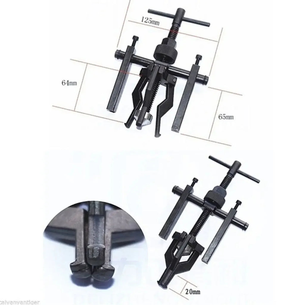 3-jaw Inner Bearing Extractor Remover Puller Duty Automotive Machine Tool Kit Repair Bearings Tools for Motorcycles Car Oasis Select