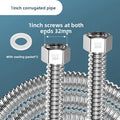 G1/2"G3/4"G1" Stainless Steel Corrugated Water Hard Pipe Hose 20-200cm Oasis Select 50cm