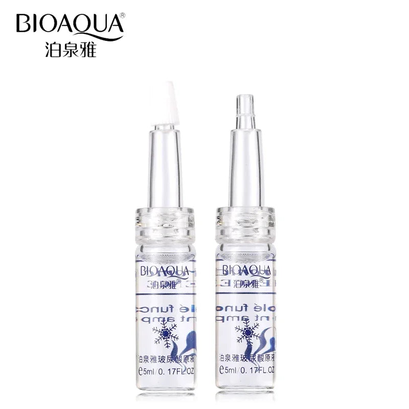 BIOAQUA 10pcs/lot Moisturizing Vitamins Hyaluronic Acid Serum Facial Skin Care Anti Wrinkle Anti Aging Collagen Essence Liquid Oasis Select