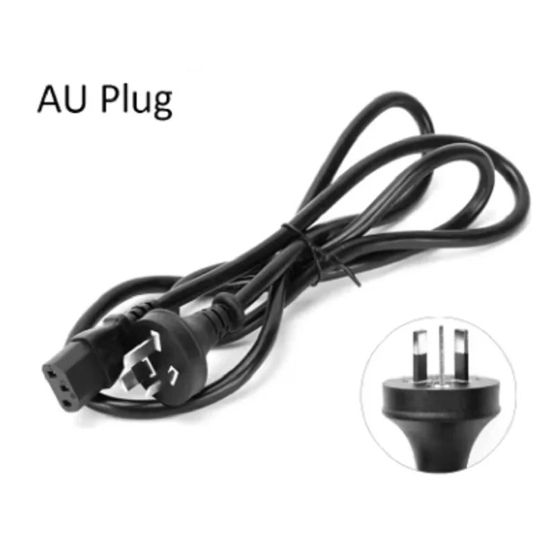1.5m 3m PC Power Extension Cord 3-Prong EU US AU UK PLUG C13 AC Power Supply Cable Adapter Cord Charging Cable Line Wires Oasis Select 1.5m AU Plug