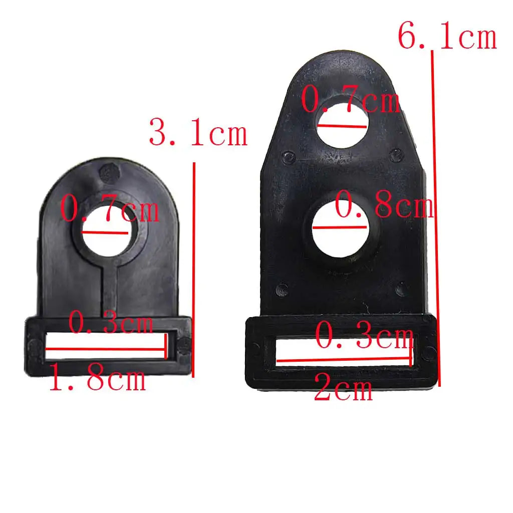 Camping Tent Legs Two Holes Ground Fixing Accessories Outdoor Camping Durable Tent Ground Fixed Clip Nail Pole Rod Feet Clamp Oasis Select