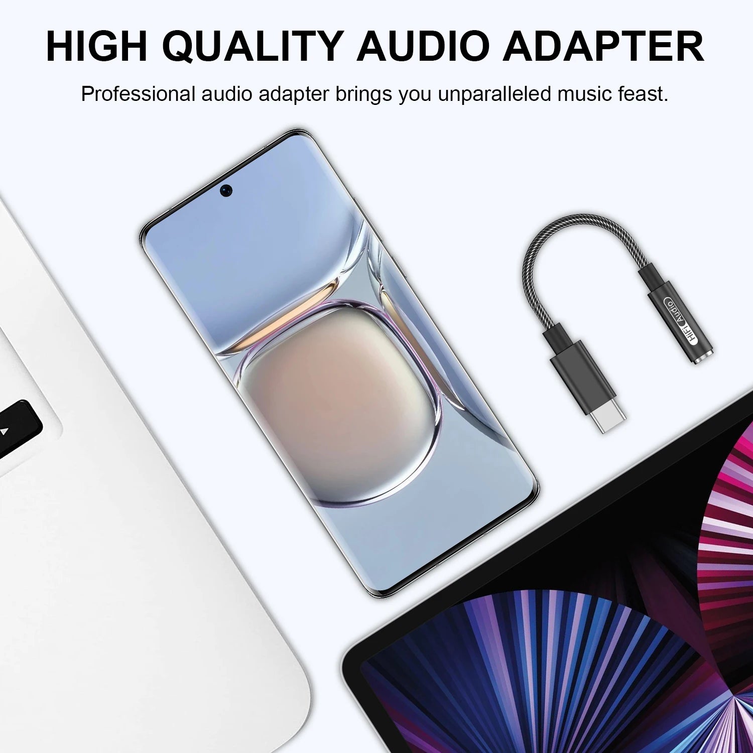 USB Type C to 3.5mm Earphone Adapter ALC5686 CX31993 HiFi DAC USB C To 3.5mm Jack Headphone Audio AUX Cable For Xiaomi Huawei Oasis Select
