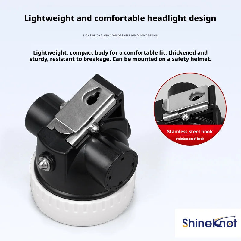Shineknot BK3000 LED Mining Headlamp | Safety Helmet Light