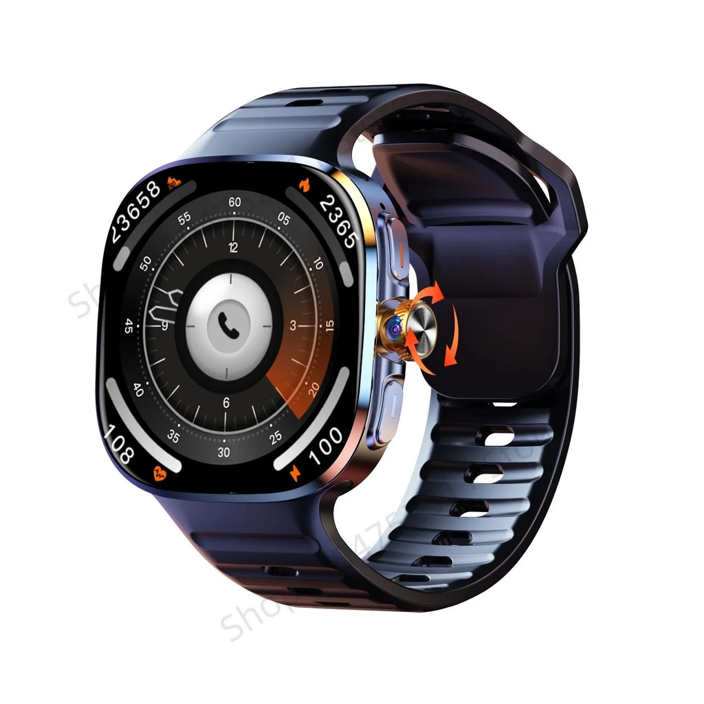 5G/4G Full Network Smart Watch 2.40 inch 720*720 Big Screen HD Video Call 8GB+128GB RAM Smartwatch Google Play WIFI GPS Sim Card Oasis Select Black 32GB 512GB