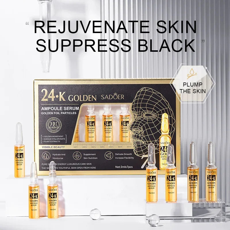 24K Gold Facial Serum – Moisturizing & Nourishing Skin Essence