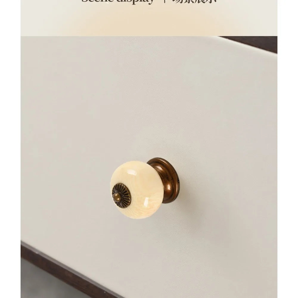 2pcs Vintage Furniture Handle Door Knobs Drawer Cupboard Pull Handle Pumpkin Oasis Select