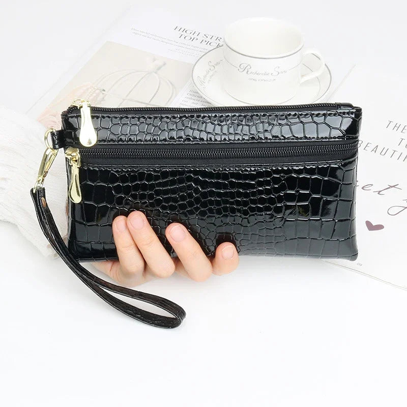 Women's PU Leather Coin Purse | Small Wrist Clutch Wallet Wrist Clutch Wallet Oasis Select