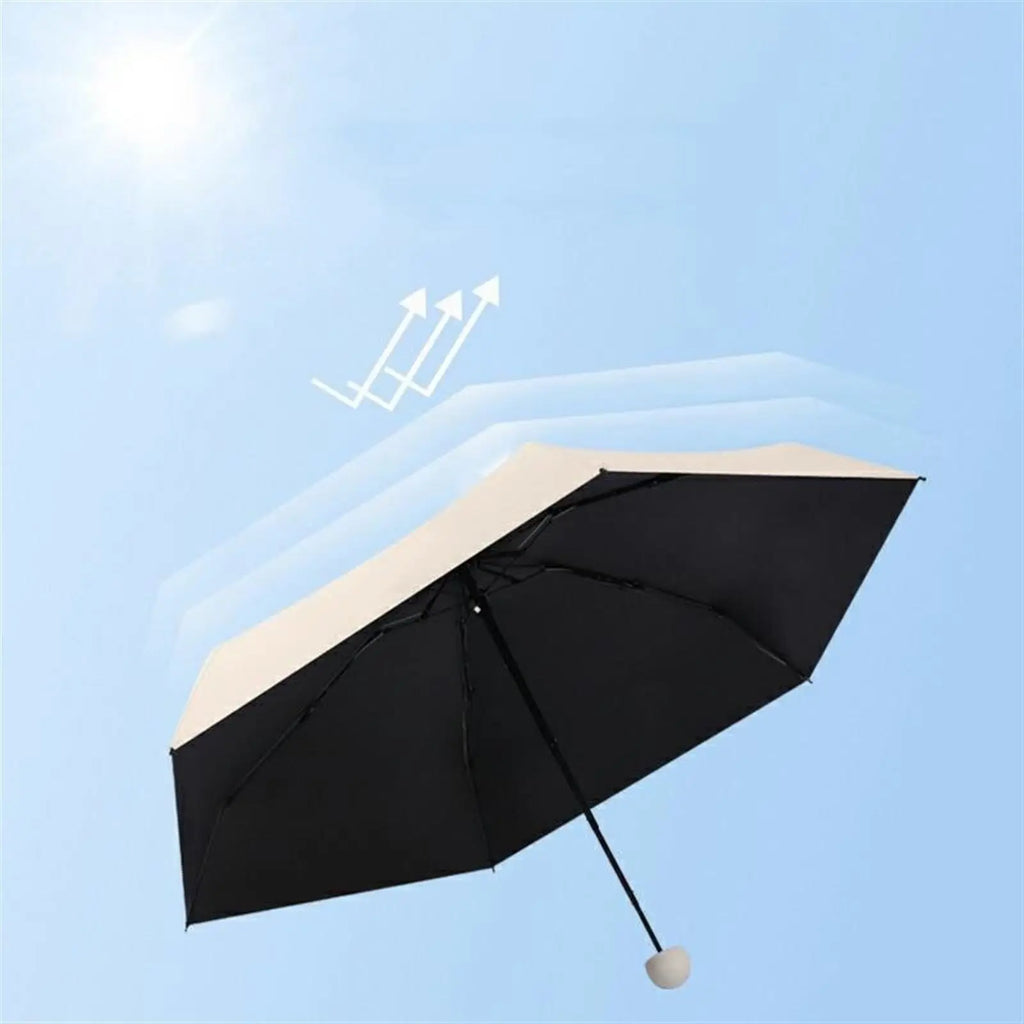 Capsule Umbrella Sunny and Rainy Dualuse Rainproof Wind-resistant Sun Protection Outdoor Traveling Portable Mini Umbrella Oasis Select