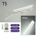 50cm T5 LED Tube 15W AC85V-265V Save 50% Energy,HightBrightness Flicker-free Replacement for Fluorescent Tubes,With/Without Plug Oasis Select White No Plug 1 pcs 15w
