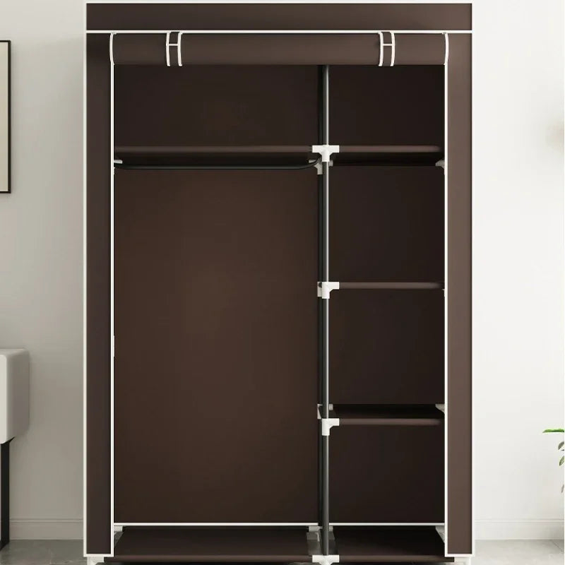 Multi-functional Spot Simple Wardrobe Bedroom Rental Home Home Hanger Storage Folding Storage Dust Cloth Wardrobe Durable Oasis Select