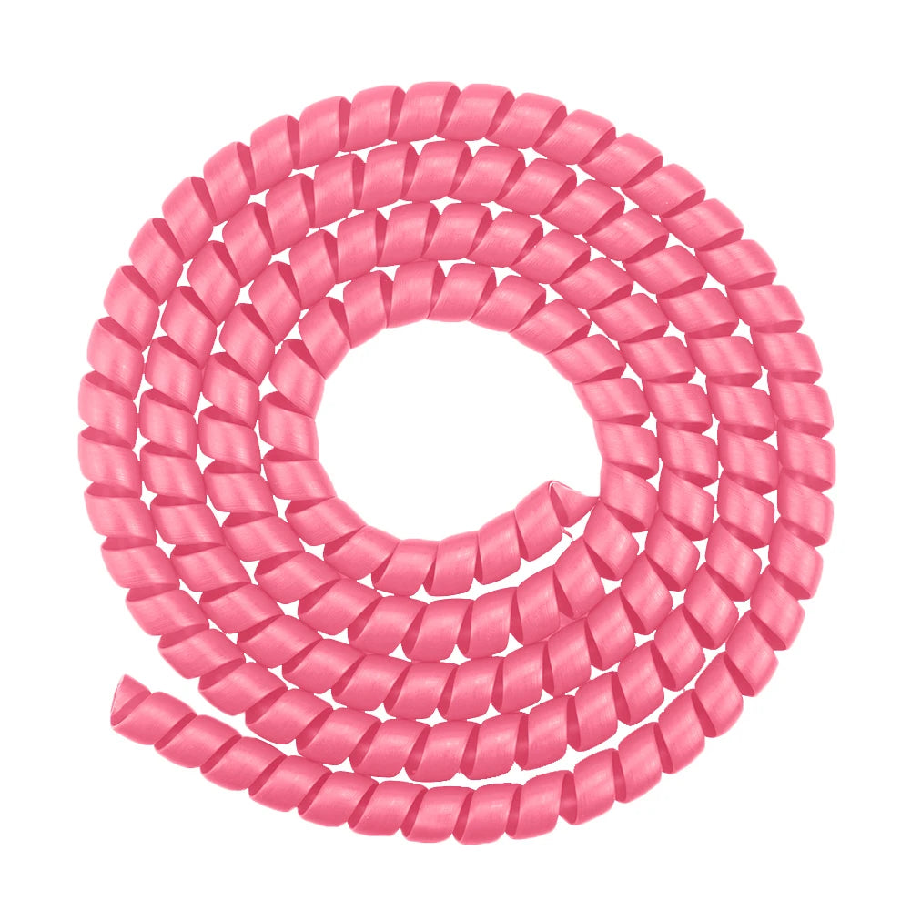 1.3m Spiral Cable Protector for Xiaomi M365 & Ninebot Scooter Cable Protector Tube Oasis Select Pink United States