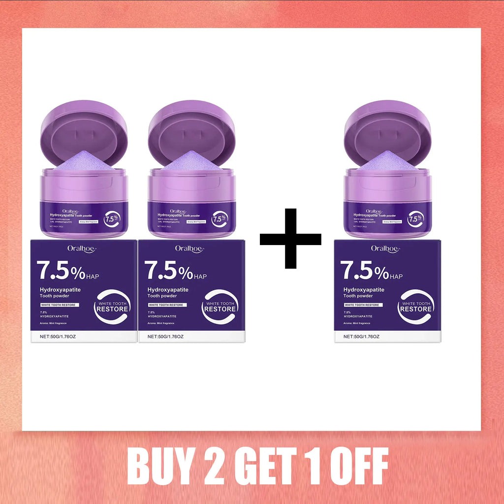 Whitening Tooth Powder Improve Plaque Stain Tartar Removal Deep Cleaning Oral Reduce Bad Breath Lasting Fresh Tooth Care Product Oasis Select Buy 2 Get 1 Free