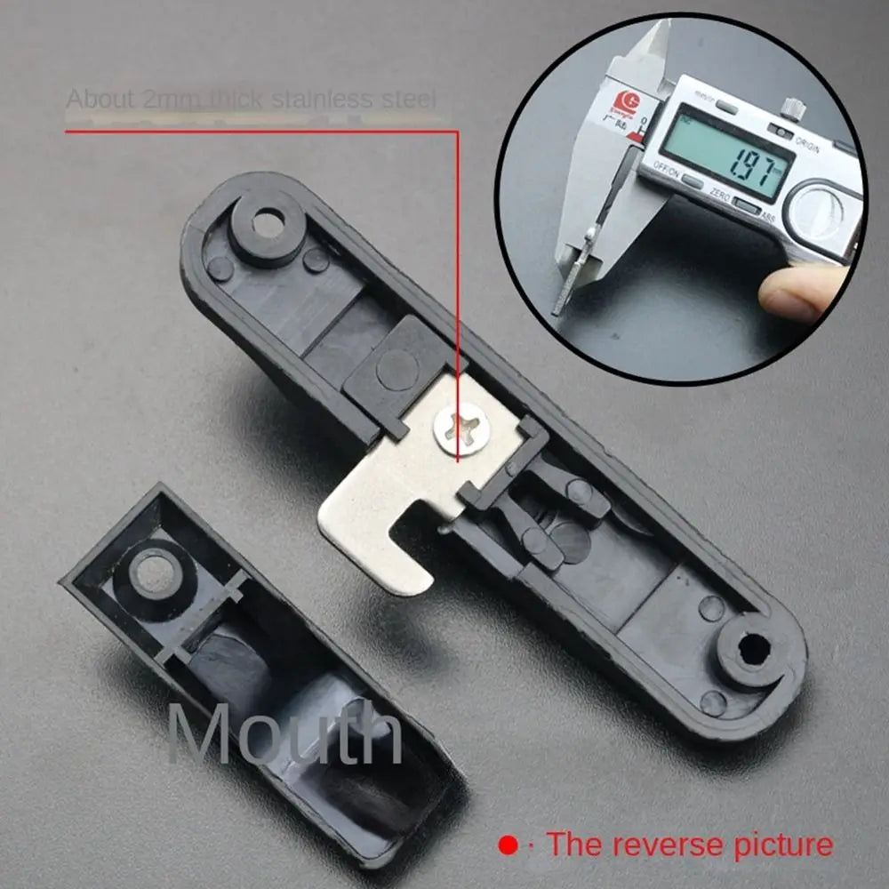Aluminium Alloy Sliding Pull Door Lock Hardware Anti Theft Window Hook Lock Multifunctional Push-Pull Door lock buckle Window Oasis Select