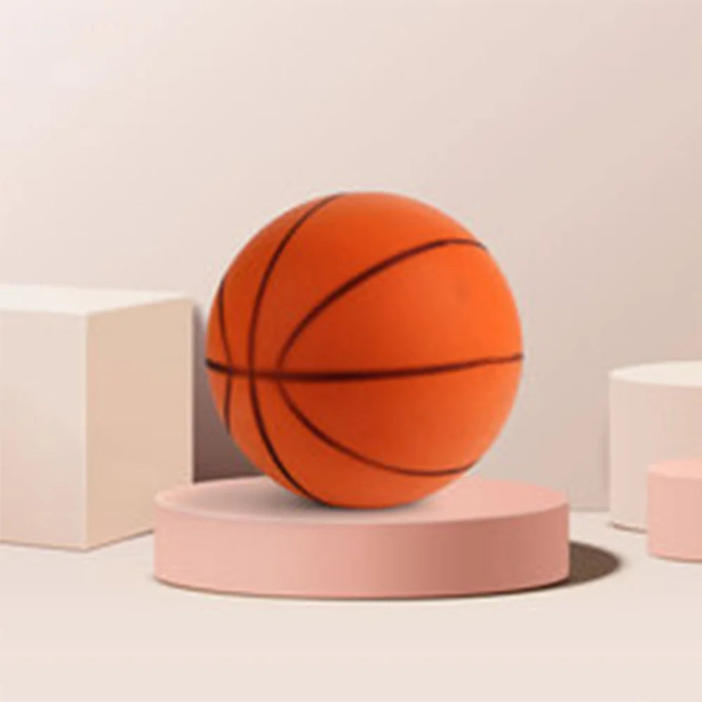 PU Foam Basketball Kids Indoor Silent Basketball Bouncing Mute No Noise Ball Bounce Squeezable Mute Bouncing Sports Basketball Oasis Select