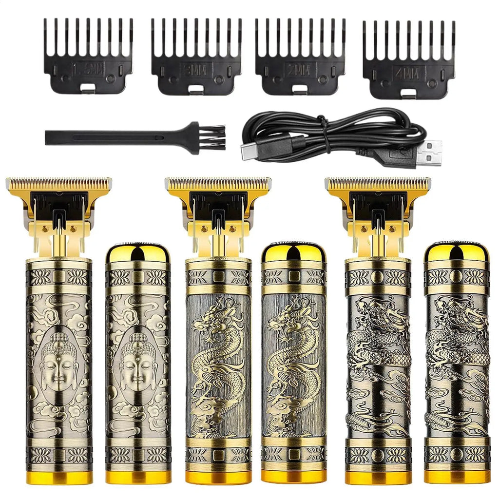 Men's Electric Hair Clipper & Shaver Set | USB Rechargeable Kit Hair Clipper Set Oasis Select