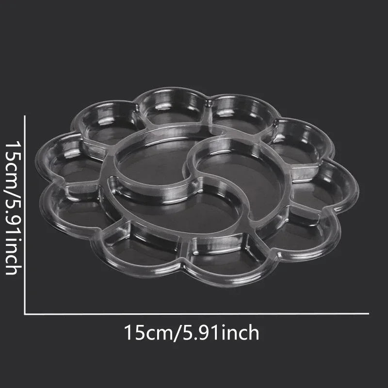 10Pcs Painting Water Color Watercolor Mixers Disposable Color Mixing Plate Color Pallet Watercolor Mixers Oil Painting ﻿ Oasis Select