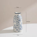Elegant Blue & White Porcelain Vases Home Desktop Flower Arrangement Flower Plum Blossom Vases Decorations Ornaments Home Decor Oasis Select plum blossom S