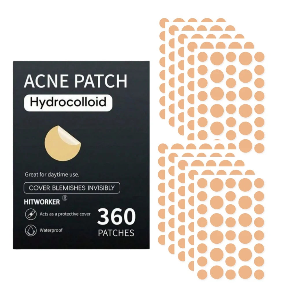 360 pieces/box acne patches - alcohol free, used to absorb acne secretions, gentle and non irritating, essential for acne care Oasis Select 360pcs