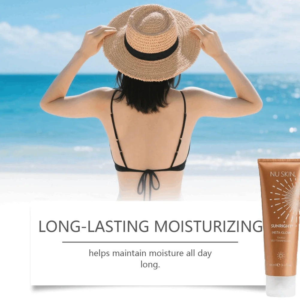 Tanning Moisturizing Body Lotion Concealing Function Evens Skin Tone Conceals Fine Lines Dry Patches Care for All Skin Types Oasis Select