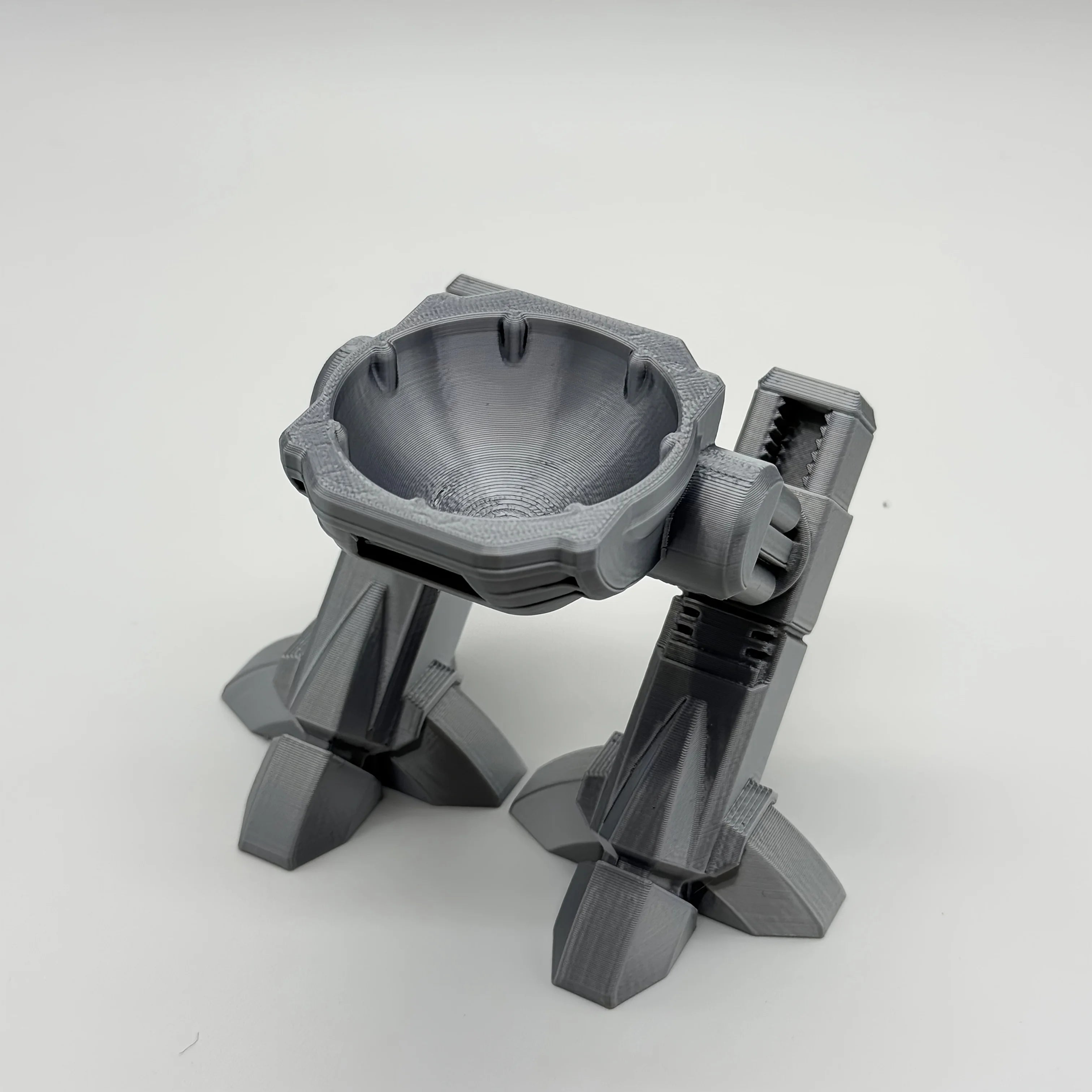Mechanical Egg Cups Robot 3D Printed Novelty Two-Legged Mecha Egg Holder Breakfast Table Decor Funny Unique Kitchen Gadget Gifts Oasis Select