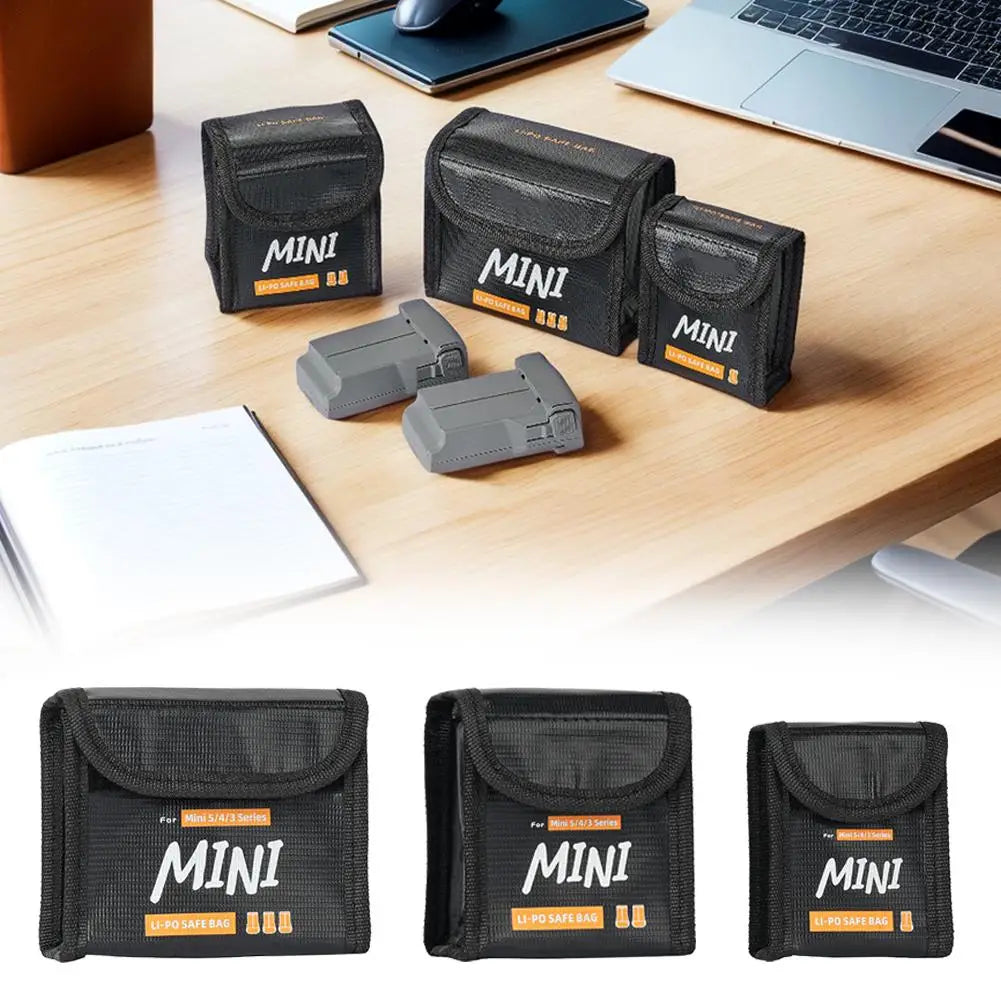 Flight Battery Safe Bag For DJI Mini 5/Mini 4 Pro/Mini 3 Pro/Mini 3 Protective Case Lithium Battery Safe Explosion-proof Bag Oasis Select