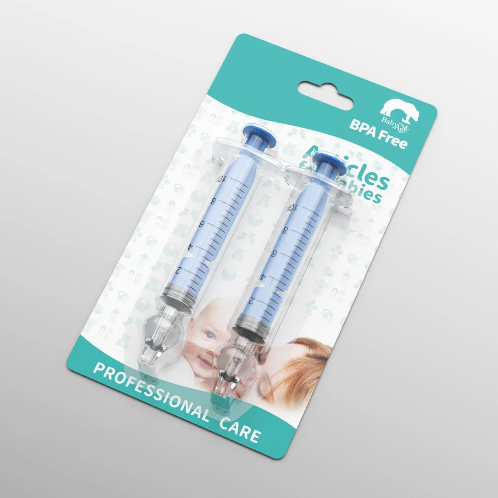 10ML Baby Nasal Aspirator Syringe Baby Nose Cleaner Rhinitis Nasal Washer Irrigator Baby Nose Washing for Children Oasis Select
