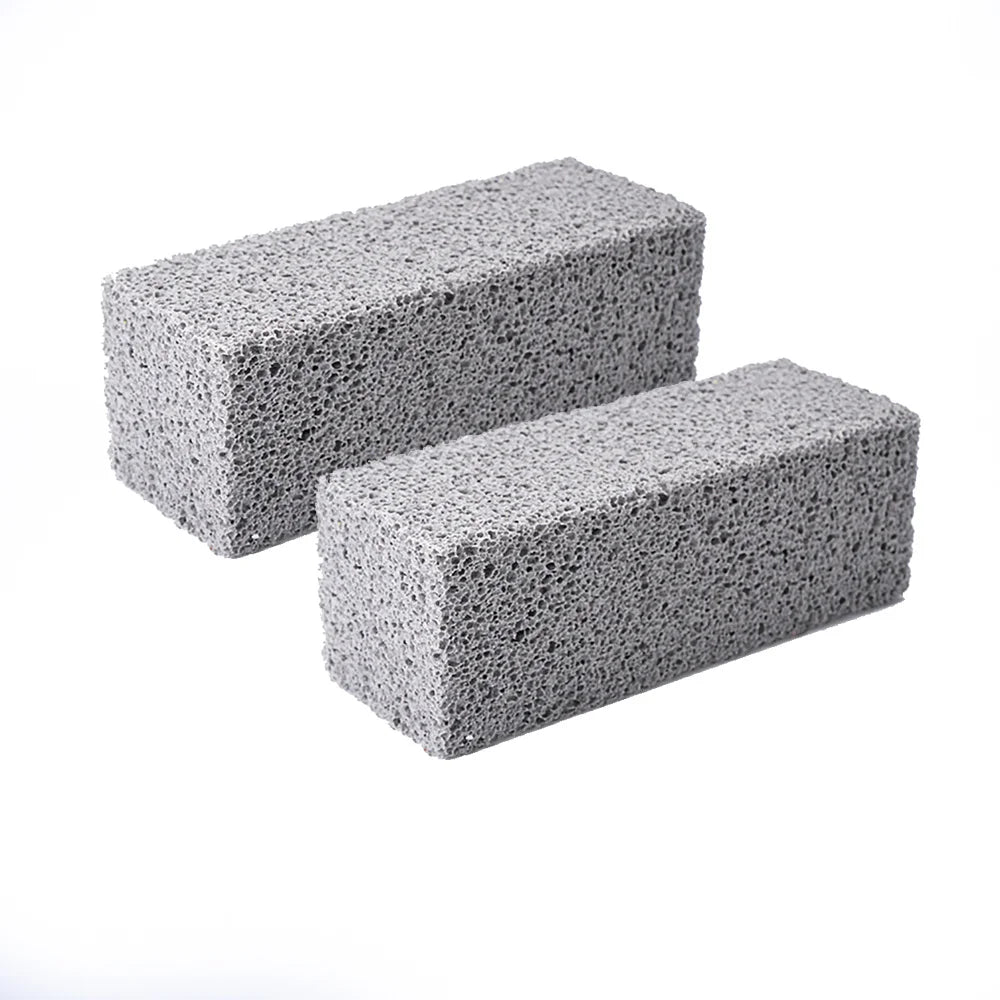 1pc BBQ Grill Cleaning Brush Brick Block Barbecue Cleaning Stone Pumice Brick For Barbecue Rack Outdoor Kitchen BBQ Tools Oasis Select