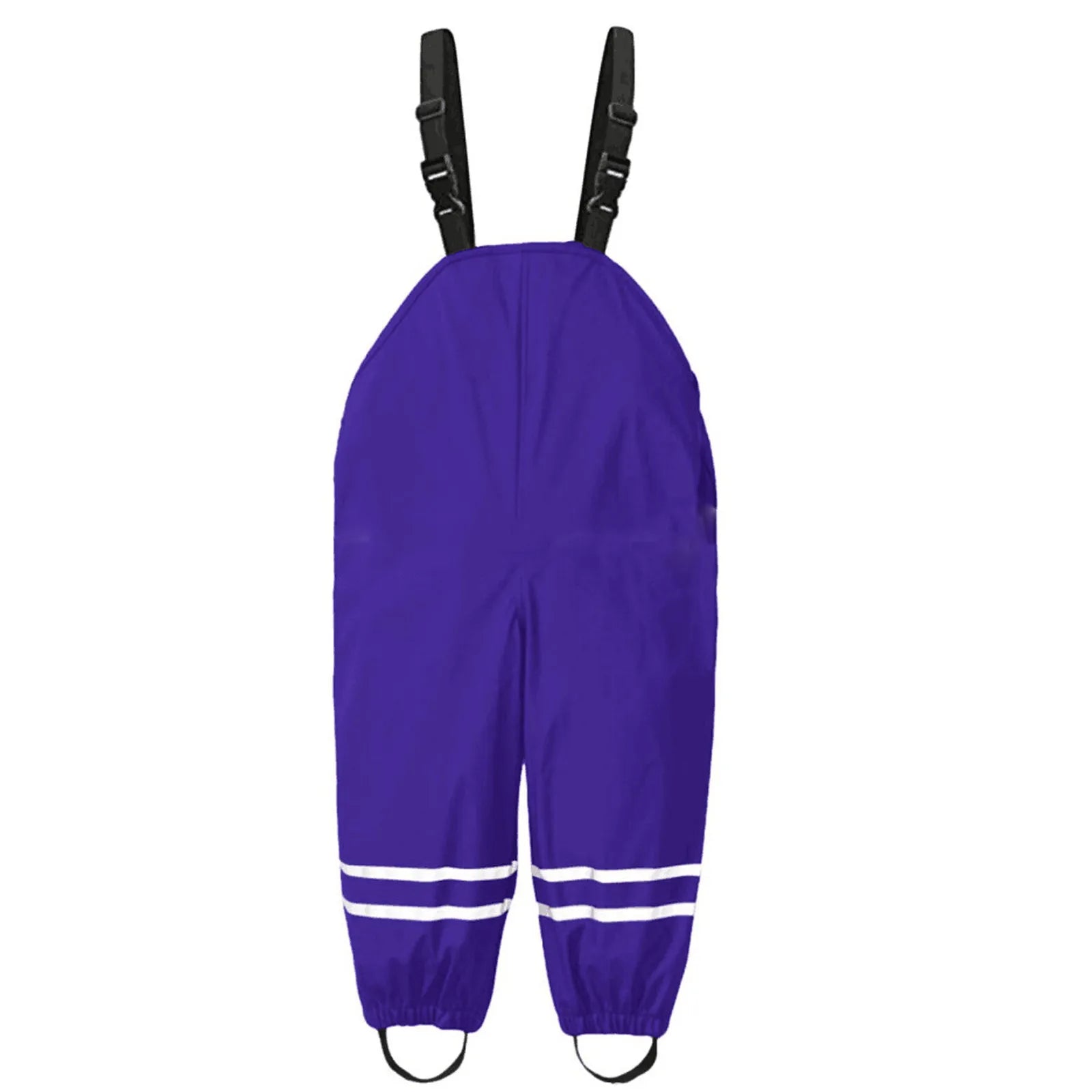 Toddler Kids Boys Girls Rain Dungarees Windproof Waterproof Mud Jumpsuit Clothes One piece rain pants waterproof and breathable Oasis Select Purple XL