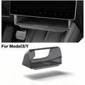 For Model Y/3 Highland Model Y Juniper Hidden Storage Box Organizer Tray Under Central Control Screen Box Car Accessories Oasis Select A2