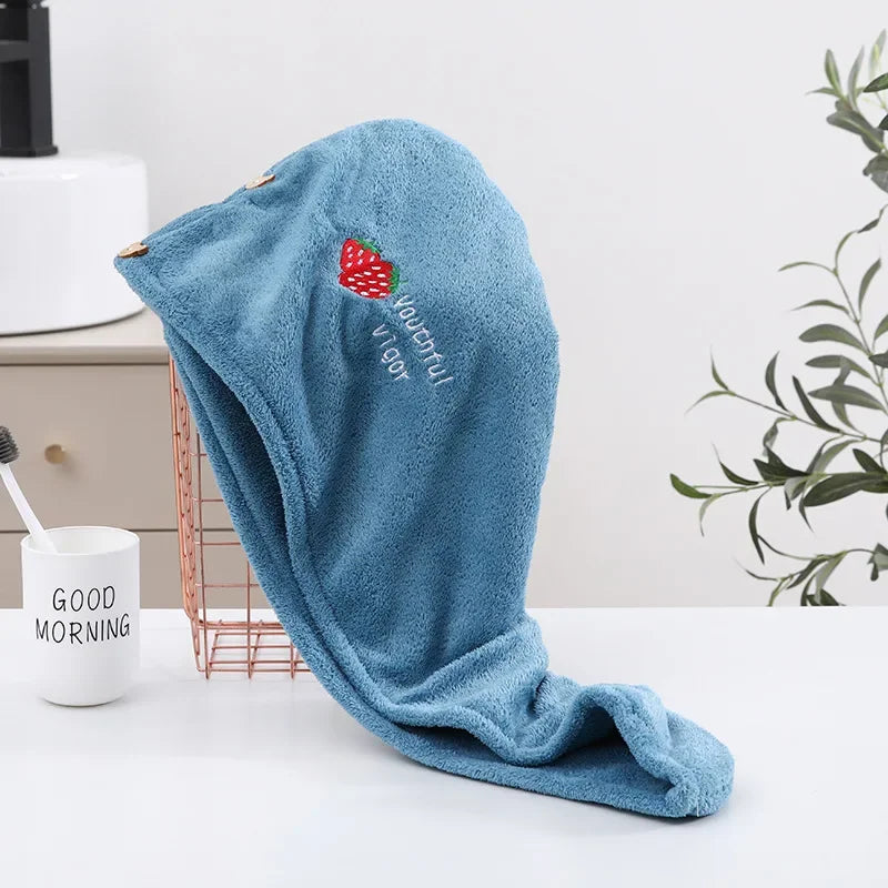 Rapid Dry Towel for Hair Microfiber Towels Anti Frizz Dry Hair Hair Towel Quick Dry Hair Dry Towels for Girls Beach Shower Cap Oasis Select