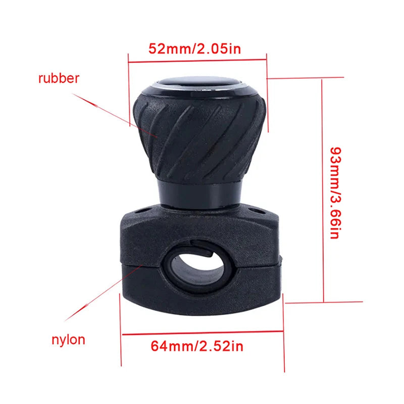 Car Steering Wheel Booster Spinner Knob Labor Saving Truck Tractor Forklift 360 Degree Grip Ball Turning Hand Control Auto Parts Oasis Select