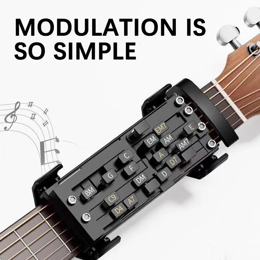 Guitar Chord Presser – One-Touch Chord Learning Aid | Crazy Stone
