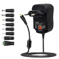3V 4.5V 5V 6V 7.5V 9V 12V 2A/2.5A AC/DC Adapter US/EU Adjustable Power Adapters USB Universal Charger Switch Power Supply Oasis Select EU