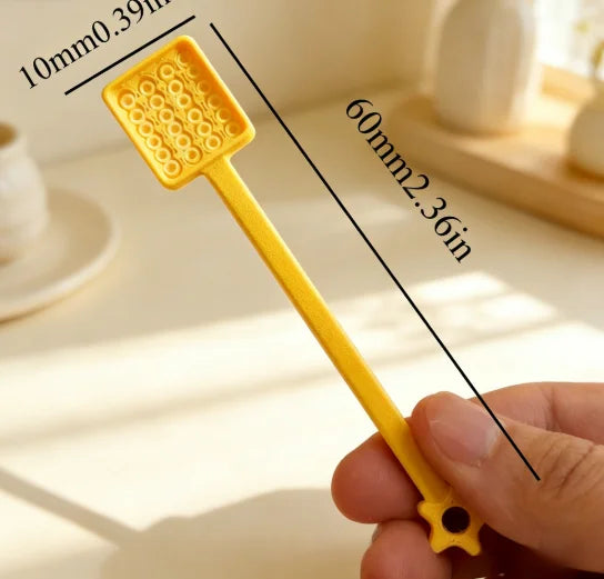 2pcs Cute Star-Handle Bead Picking Trays Portable Perler Beads Arrangement Tool Bead Sorting Gadget Multi-Hole Fuse Beads Picker Oasis Select 2pcs Bean spoon4