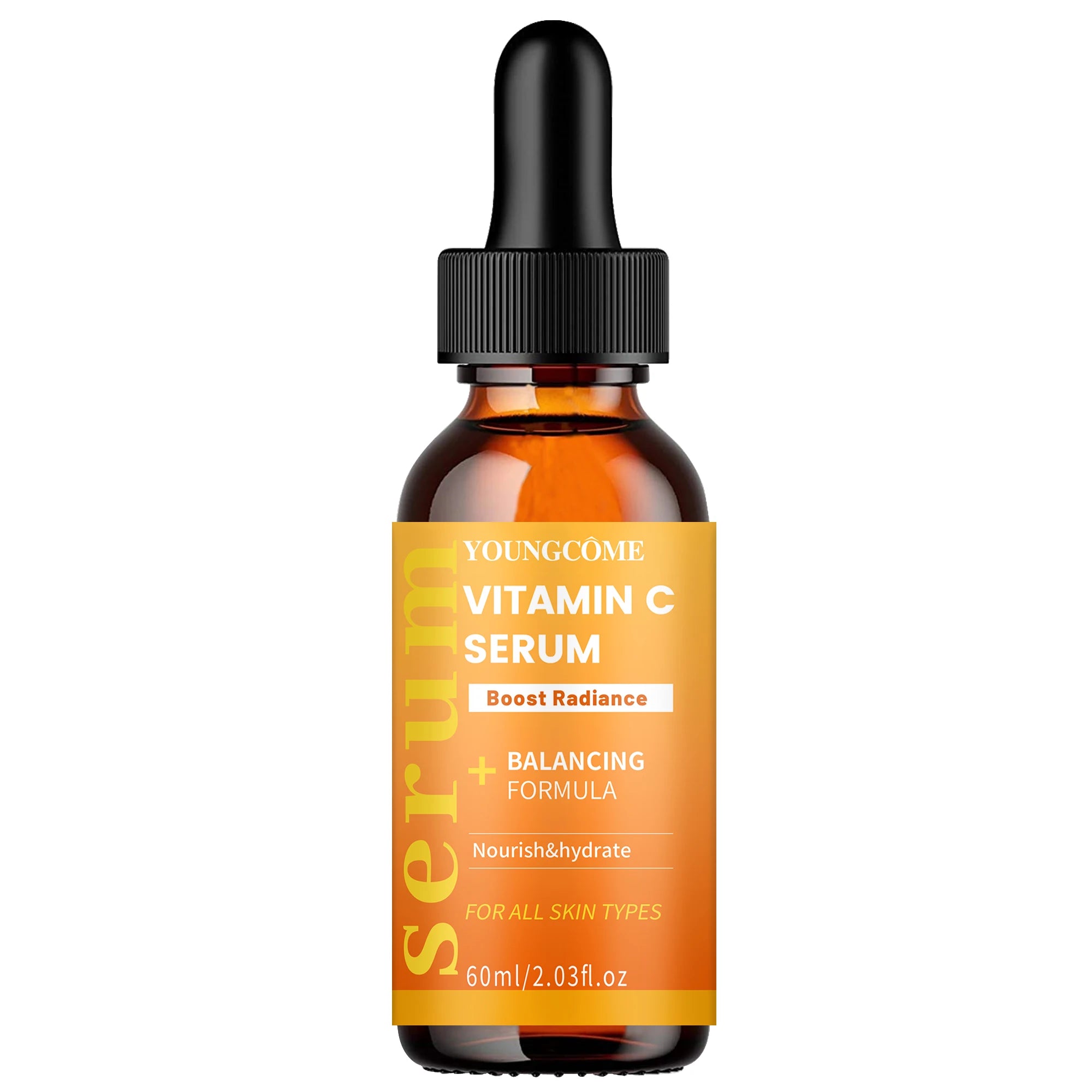 YOUNGCOME Vitamin C Serum, Balancing & Nourishing Daily Hydration Treatment, Glow-Boosting Essence for All Skin Types 40/60ml Oasis Select 60ml