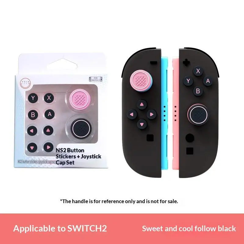 SXH Thumb Button Caps For Switch 2 Joysticks Controller Colorful Silicone Cap For Switch 2 Handle Accessories Oasis Select A12