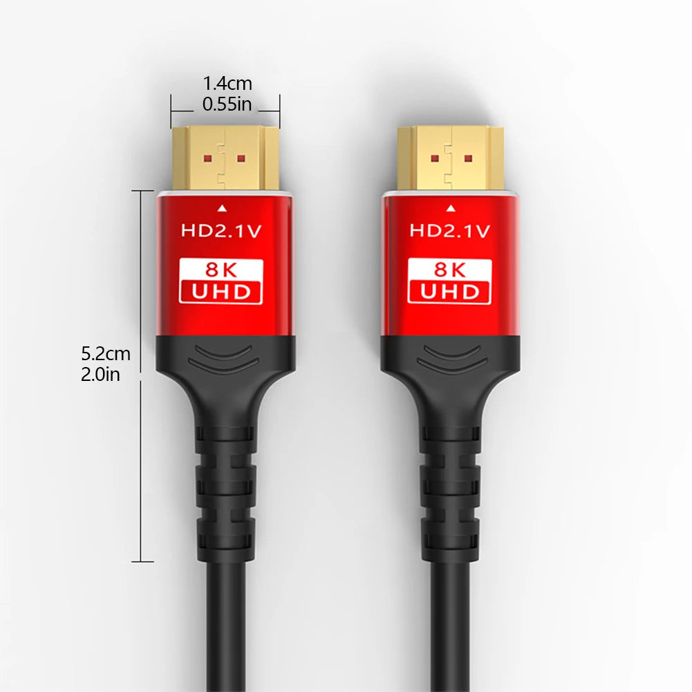 HDMI 2.1 Cable 8K 60Hz 4K 120Hz 48Gbps – 1M to 5M