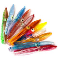 10pcs 8cm Soft Lure Squid Artificial Bait Lures Octopus Tuna Sailfish Baits Random colour Oasis Select random colour