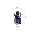 American Ceramic Oil Pot Commercial Oil Bottle Chili Oil Soy Sauce Vinegar Pot Household Kitchen Seasoning Bottle Oasis Select 250ml