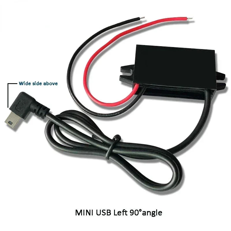 Female USB 12V 24V 48V 60V 72V Buck 5V 3A Charging Converter DC to DC Step Down Converter for battery With Multi Types USB Jack Oasis Select MINI Left Straight 11V-90V 5V 3A