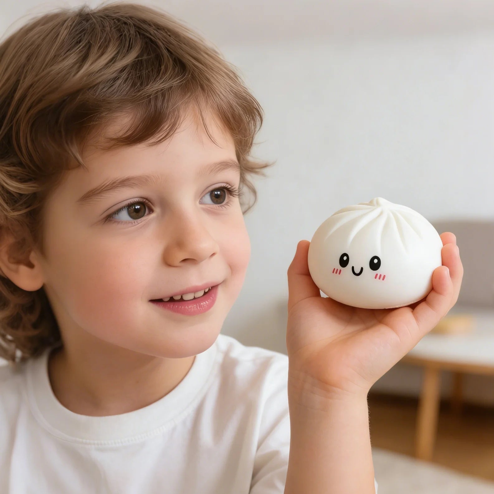 Dumpling Stress Ball – Squishy Sensory Toy for Kids & Adults Stress Relief Toy Oasis Select