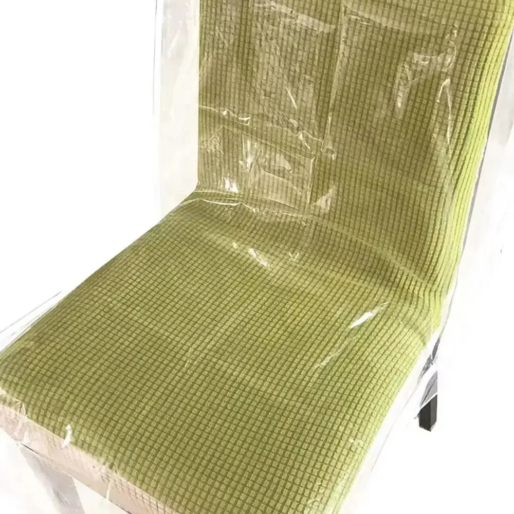 New Transparent Chair Cover Anti Scratch PVC Dining Chair Slipcover Waterproof Chair Dustproof Covers for Home Dining Room Oasis Select