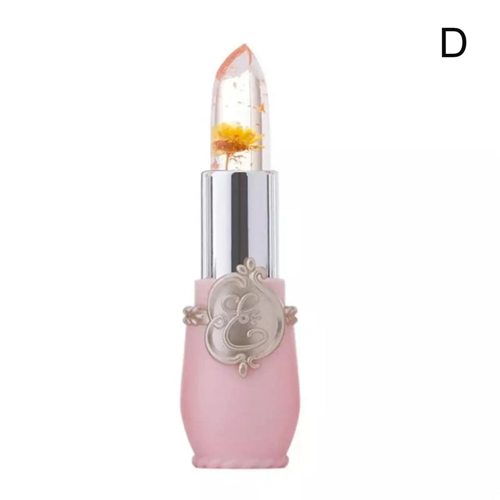 Peach Color Lip Balm Crystal Temperature Change Lipstick Girl Moisturizing LongLasting Lip Gloss Makeup Lip Care Repair Cosmetic Oasis Select D