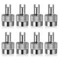 Pack of 8 Metal Tire Valve Caps - Dustproof Valve Covers for Car, Motorcycle, Truck, and Bicycle Oasis Select 8PCS